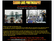 Tablet Screenshot of caddolakephotography.com